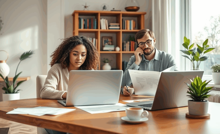 A person using a laptop to apply for an online loan