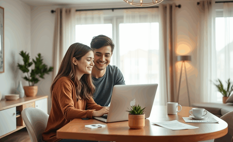 A person reviewing loan options online for quick personal financing.