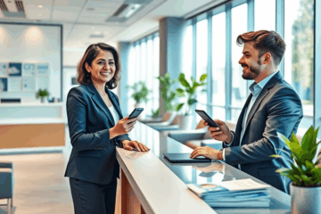 A person reviewing loan options quickly and efficiently without bureaucratic delays.
