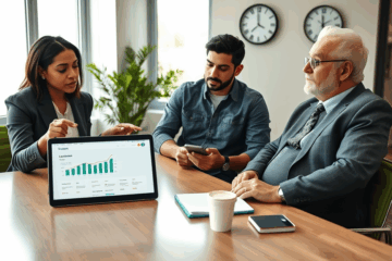 A person analyzing financial options for an extra loan.